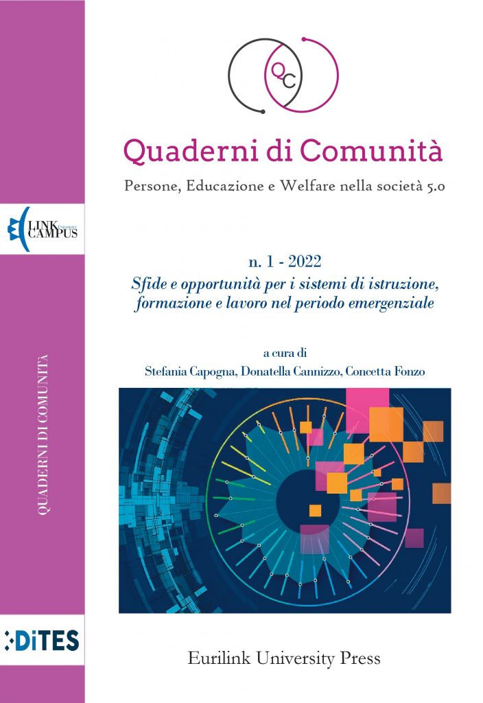 Copertina Quaderni di Comunità - N1-2022