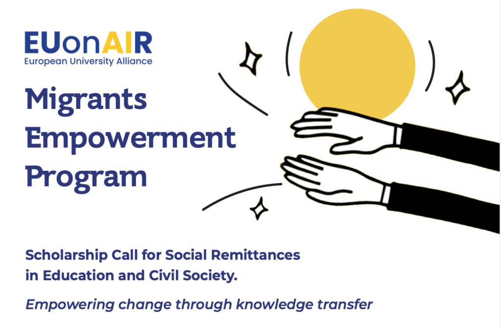 Promuovere il cambiamento: il programma EUonAIR per l'emancipazione dei migranti è ora aperto